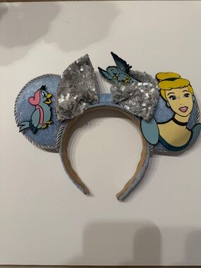 Disney Store Cinderella & Bluebird Minnie Mouse Ear